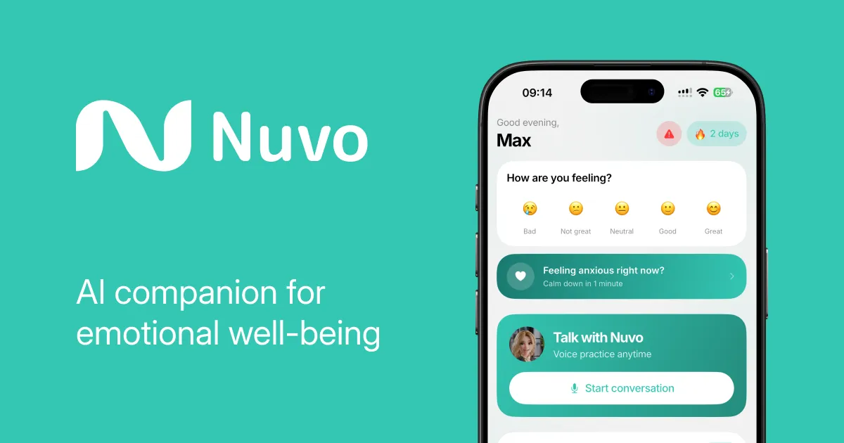Nuvo — An AI companion for emotional well-being.