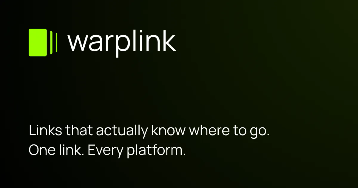 Warplink — Smart links that just work.